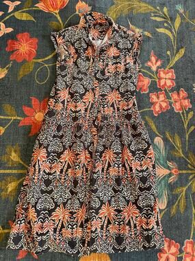 Dress Forum Palm Tree Maxi Dress Size Medium
